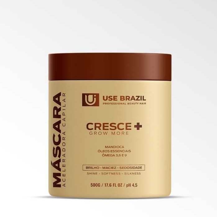 Máscara Aceleradora Para Crescimento Capilar de Mandioca – Cresce+