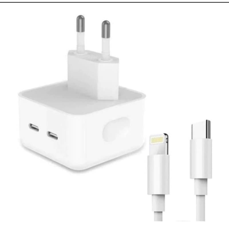 {ORIGINAL} Carregador iPhone Turbo 2 Entradas Tipo C 35W