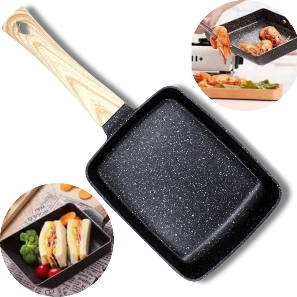 Panela Frigideira De Omelete Japonesa Antiaderente Quadrada cozinha Antiaderente Panela