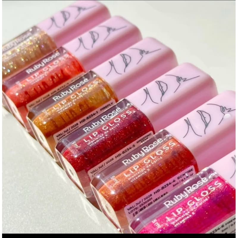 Lip Gloss Glitter - Ruby Rose