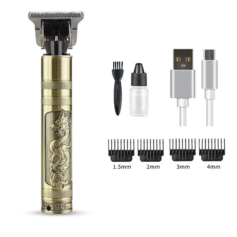 Máquina De Acabamento Profissional Cabelo E Barba Dragão Promoção