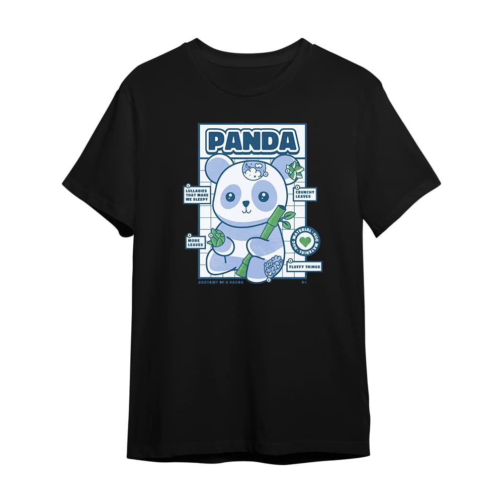 Camiseta Camisa Panda Anatomia Cutty Coleção Dtf Ref1613