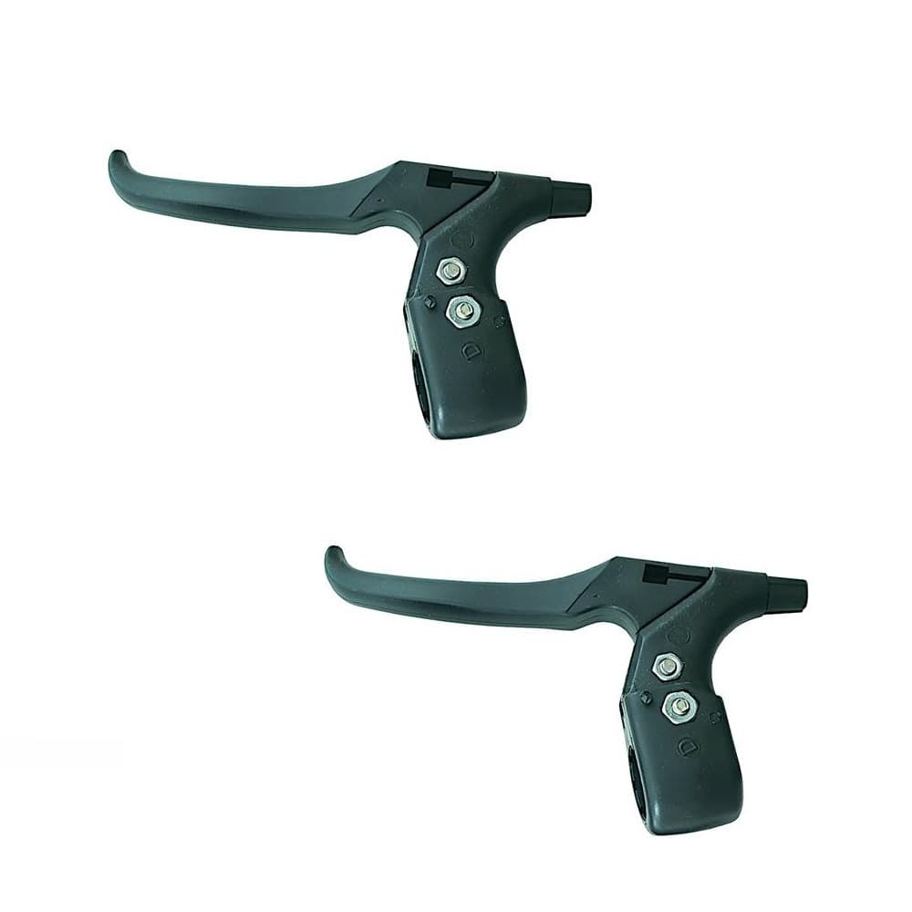 Manete Maçaneta Freio 2 unidades LADO DIREITO NÃO ACOMPANHA LADO ESQUERDO Nylon Preta bicicleta Cantilever