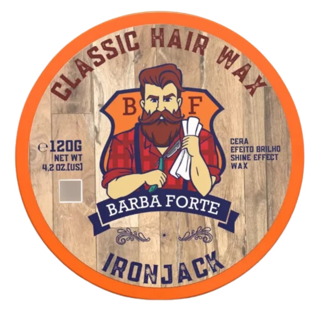 Cera Modeladora Para Cabelo Classic Hair Wax Ironjack Barba Forte 120g