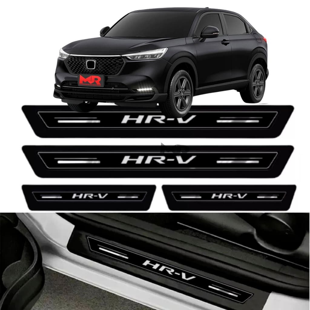 Jogo Soleira Resinada Proteção Porta New Hr-v Hrv 2024 2025