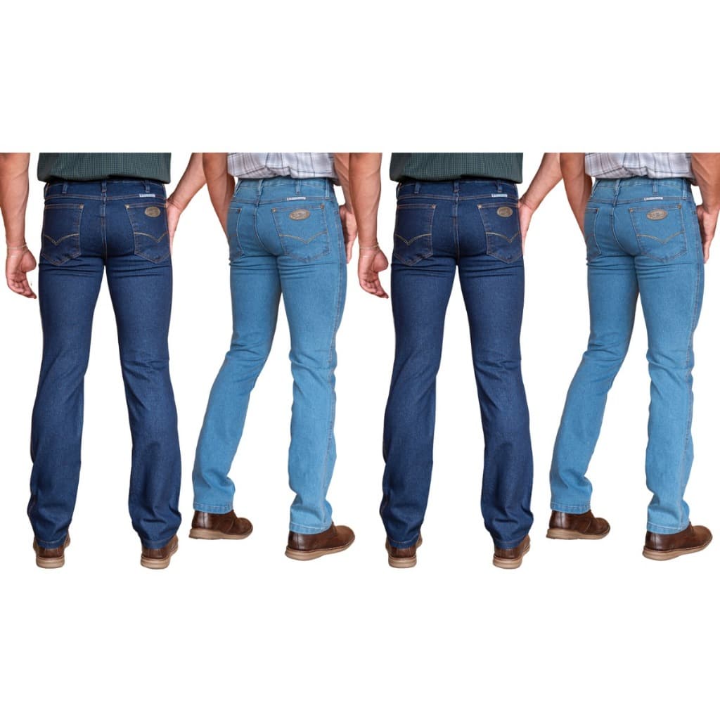 Kit 4 Calças Jeans Masculina Estilo Country Ref: 334