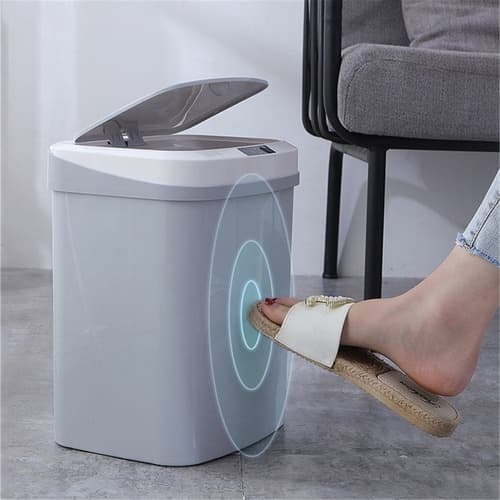 Lixeira inteligente com sensor 3L/6L/16L recarregável lixeira escritório banheiro kit lixo cozinha