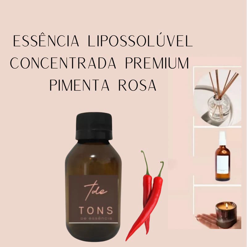 Essência Concentrada aromática Pimenta Rosa-100ML