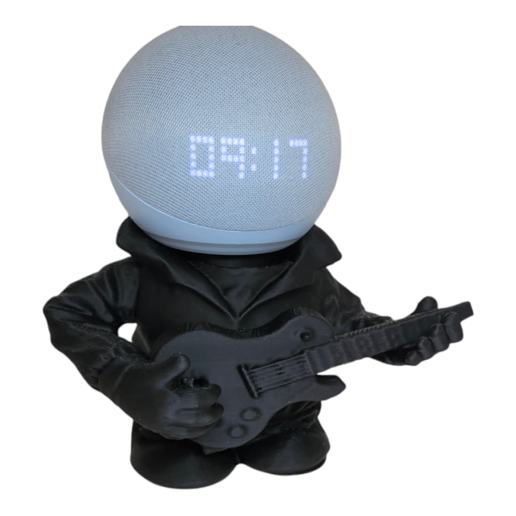 Suporte para Echo Dot 5 ou 4 Rock / Roqueiro / Guitarra