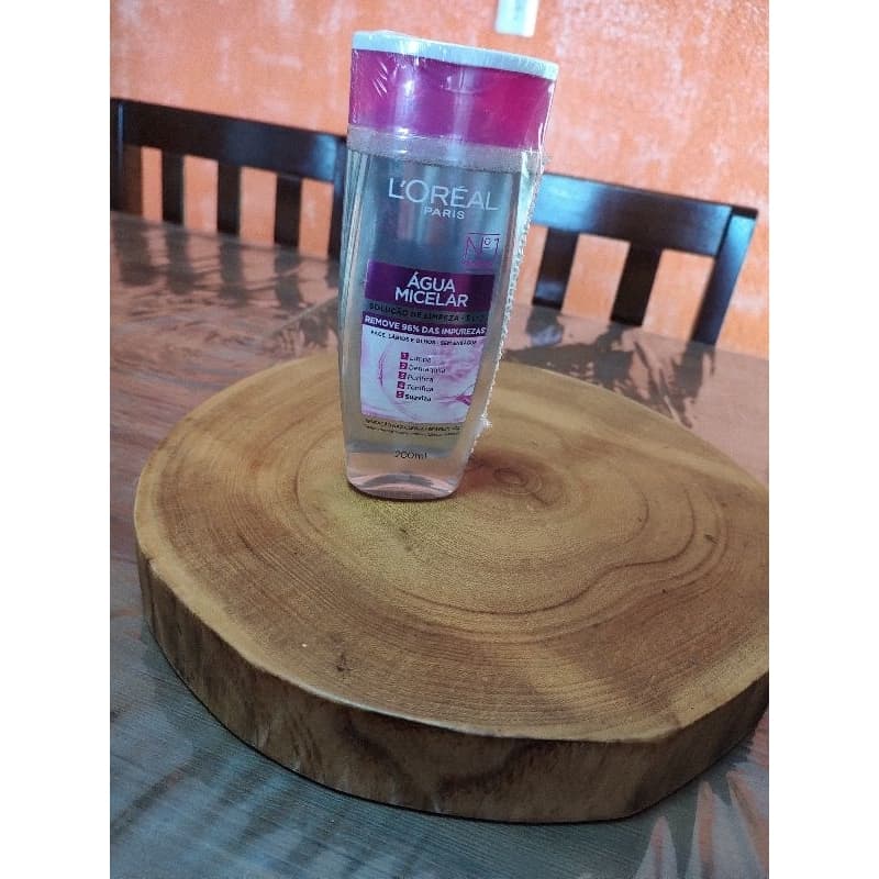 Água micelar Loreal Paris Solução de Limpeza 5 em 1 - 200 ml