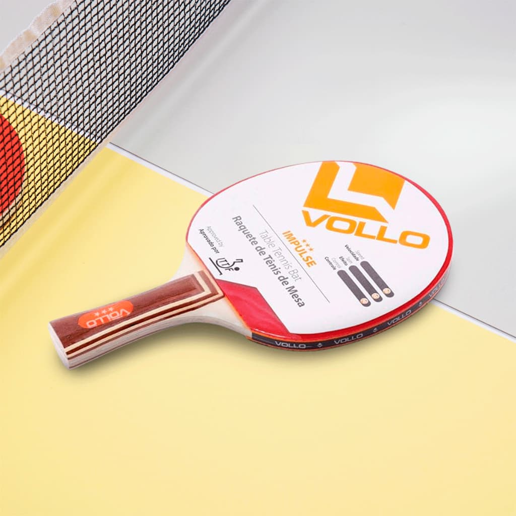 Raquete Ping Pong Tênis de Mesa Profissional Impulse ITTF Vollo
