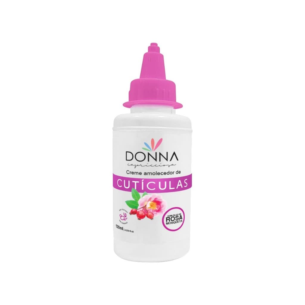 Amolecedor de Cutículas Donna com Oléo de Rosa Mosqueta - 100ml