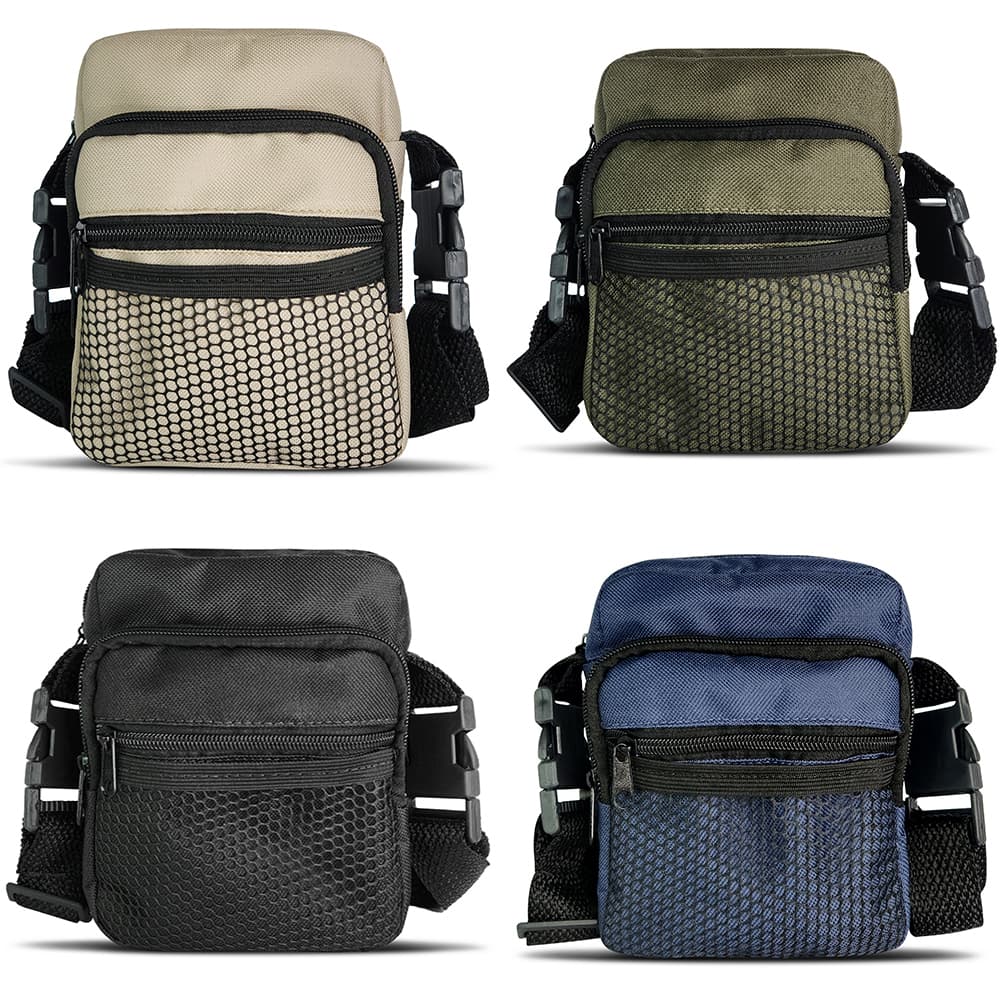 Shoulder Bag Tela Bolsa Transversa Pequena Pochete Necessaire Feminina Masculino