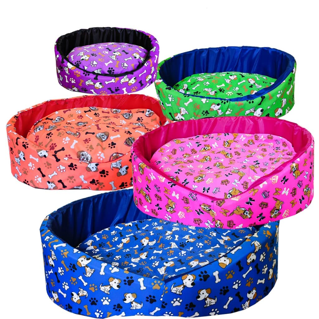 Kit Cama Oval para Cães e Gatos MicroPet Cores Sortidas - 1ao5 (5unidades)