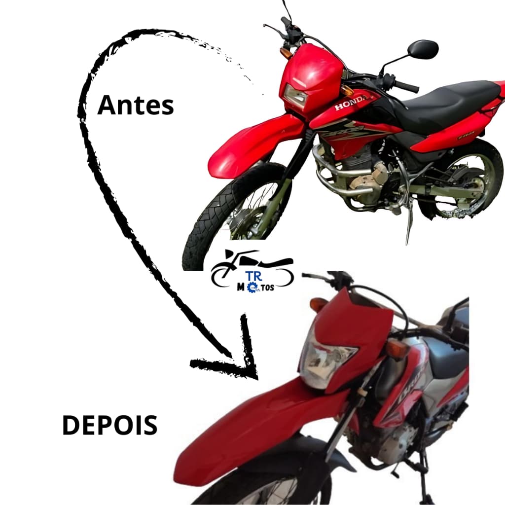 Kit Adaptacao Bros 125/150 2003/04/05/06/07/08/09/10/11/12/13/14/15 Azul Branca Preta Vermelha Cores