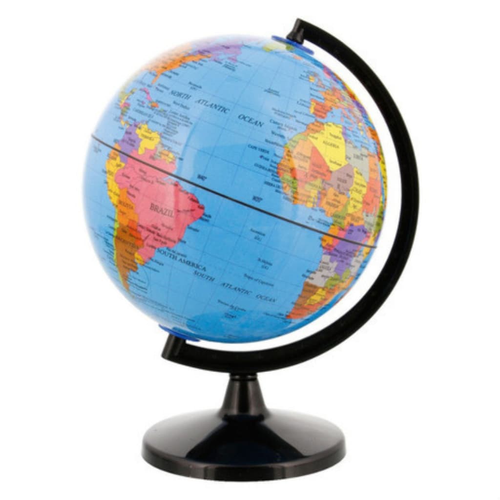 Globo Terrestre Mapa Mundi Giratório Enfeite De Mesa Pequeno