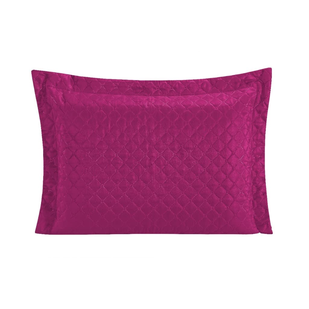 Kit 2 Capa Para Travesseiro Porta Travesseiro Liso Matelado 100% Poliéster Pink
