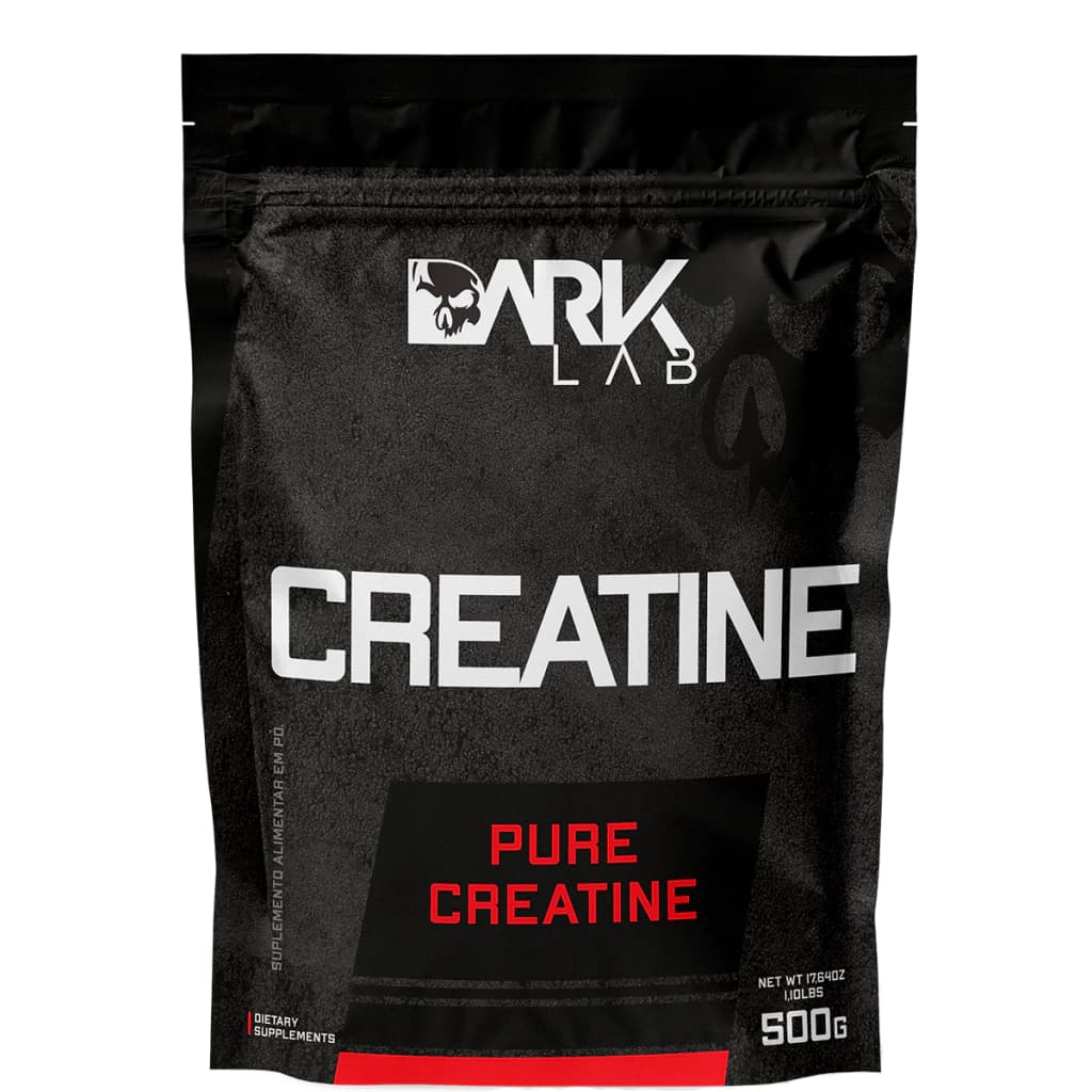 Creatina Monohidratada Pura Refil 500g Dark Lab - Creatina 100% Pura