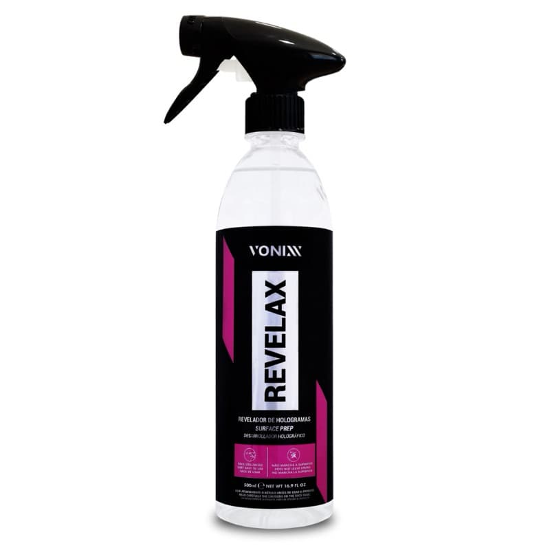 Revelax Vonixx Revelador De Hologramas e defeitos na pintura Preparador - 500ml Líder