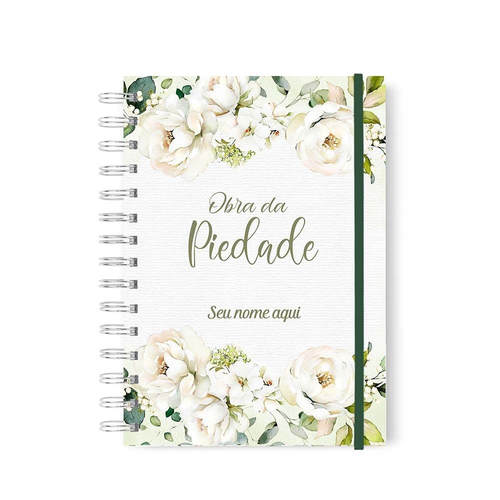 Caderno prontuário obra da Piedade CCB
