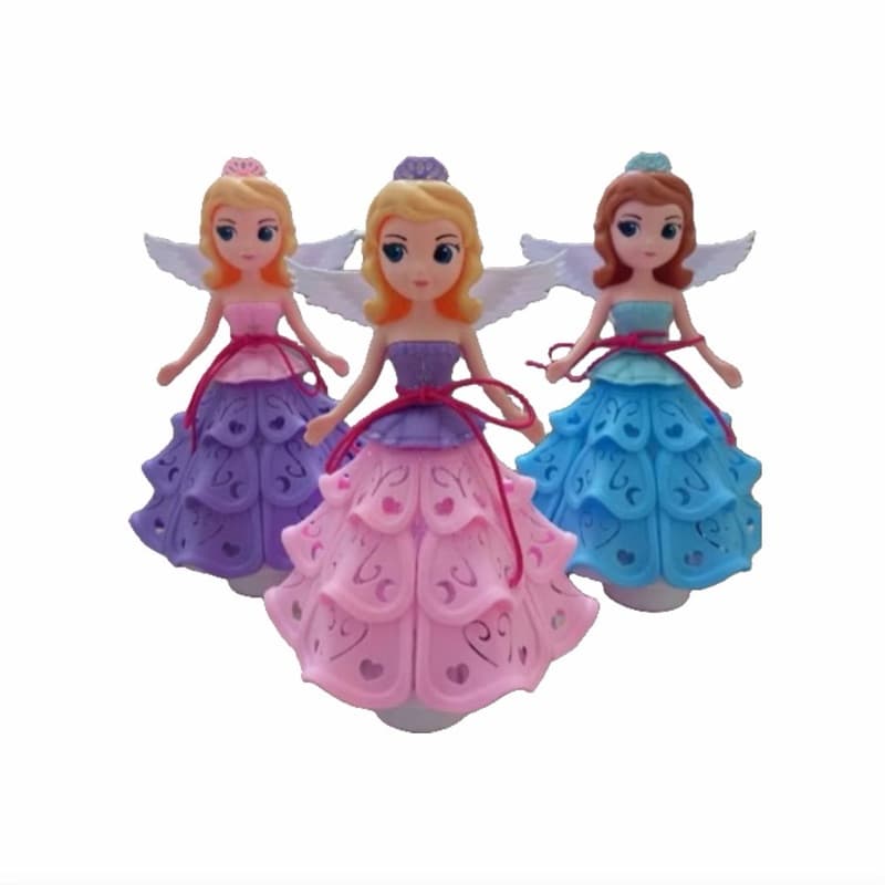 boneca dançarina princesa Sofia com luz e som