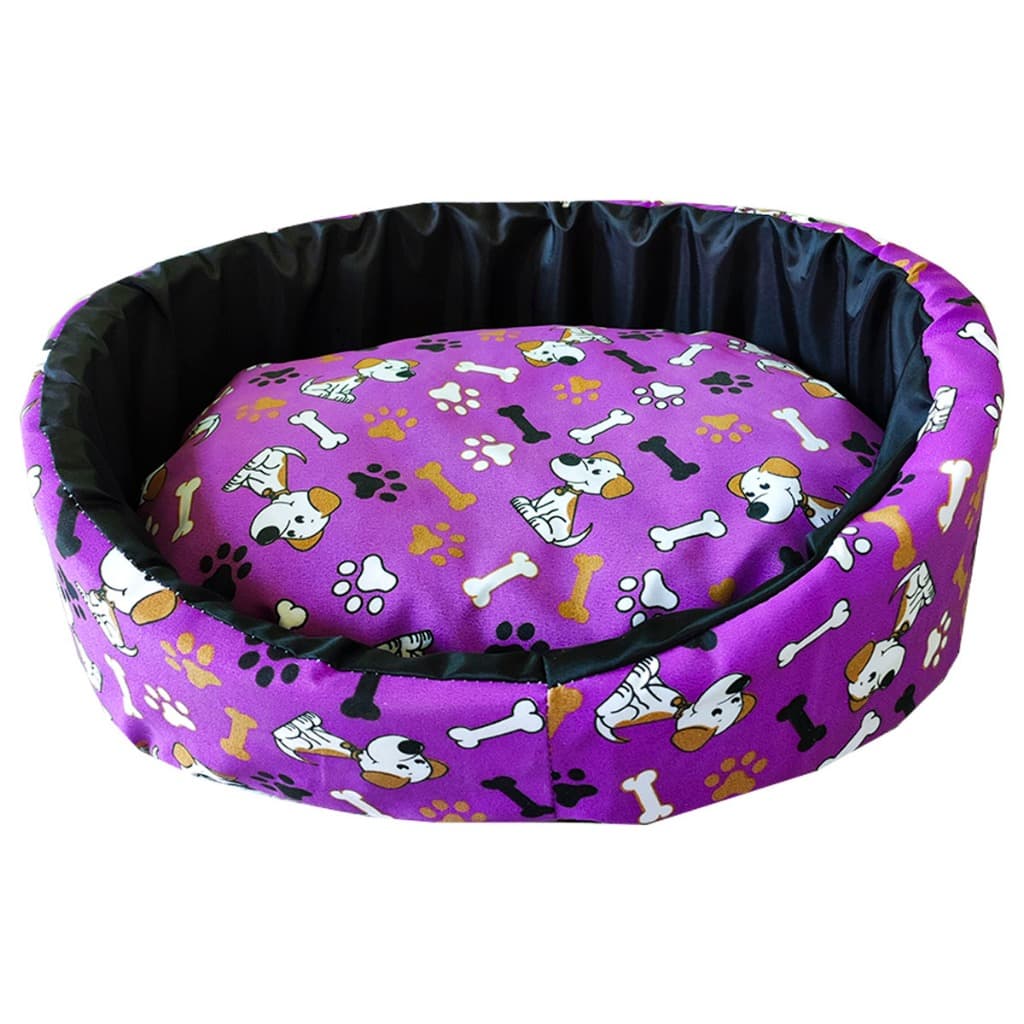 Cama Europa Oval MicroPet Roxa