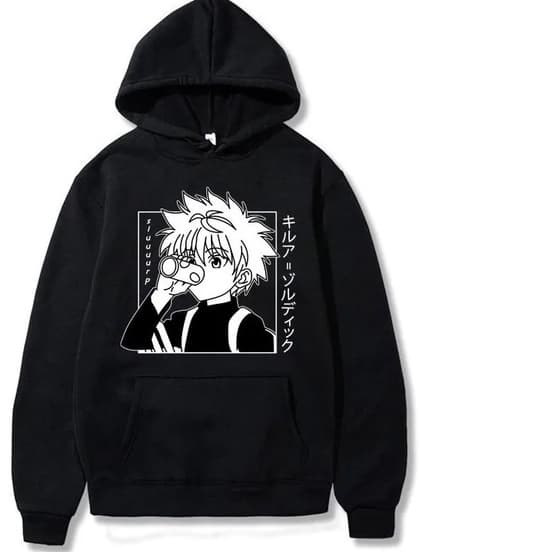 Blusa De Frio Casaco Moletom Killua Anime Manga