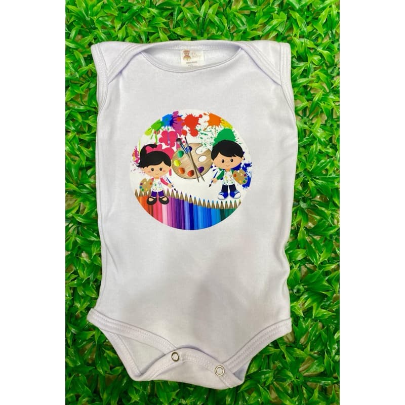 Body Temático mesversario Pintando o 7