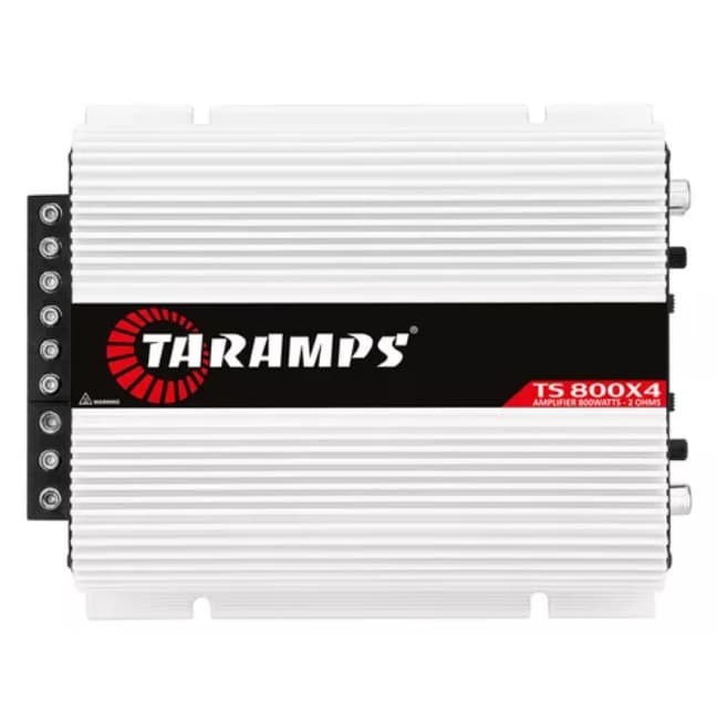 Modulo Taramps Amplificador Som 800w 4 Canais 2 Ohms Ts800x4 Cor Branco