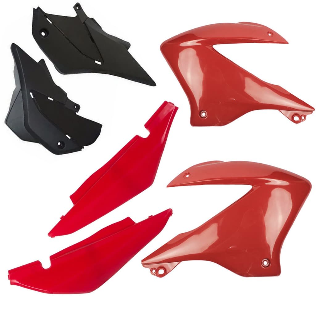 Kit Carenagens Moto Bros 125 150 ano 2003 a 2008 ( Tampas - Sub Tampas - Abas do Tanque )