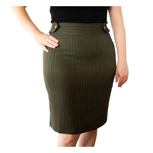 SAIA TUBINHO LÁPIS DE LÃ MODA EVANGELICA