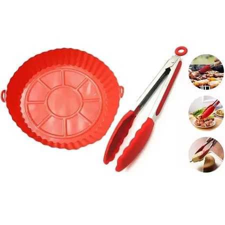 KIT FORMA E PEGADOR DE SILICONE - FORMA DE SILICONE AIRFRYER