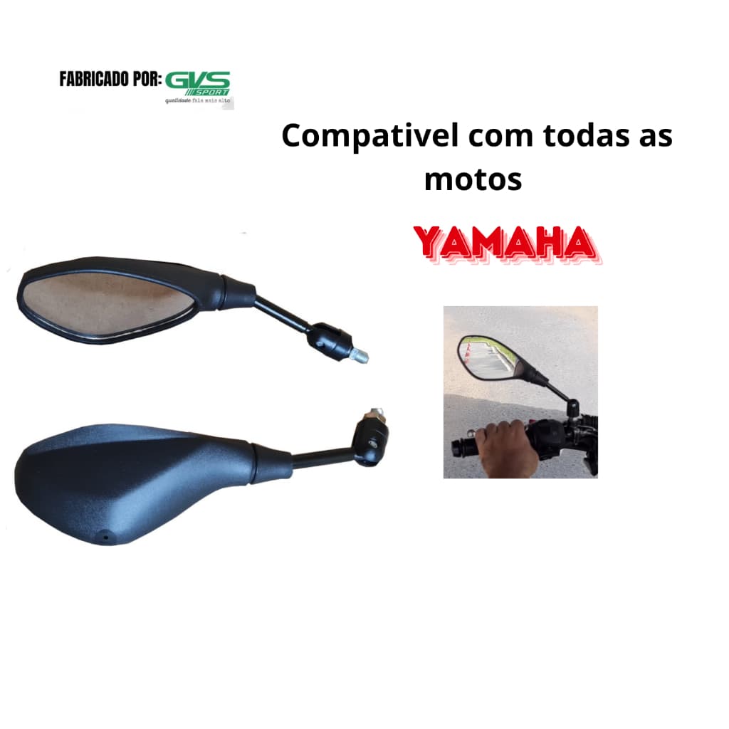 Retrovisor Gvs Mini Bmw Gs 650 Articulado Para Motos Yamaha