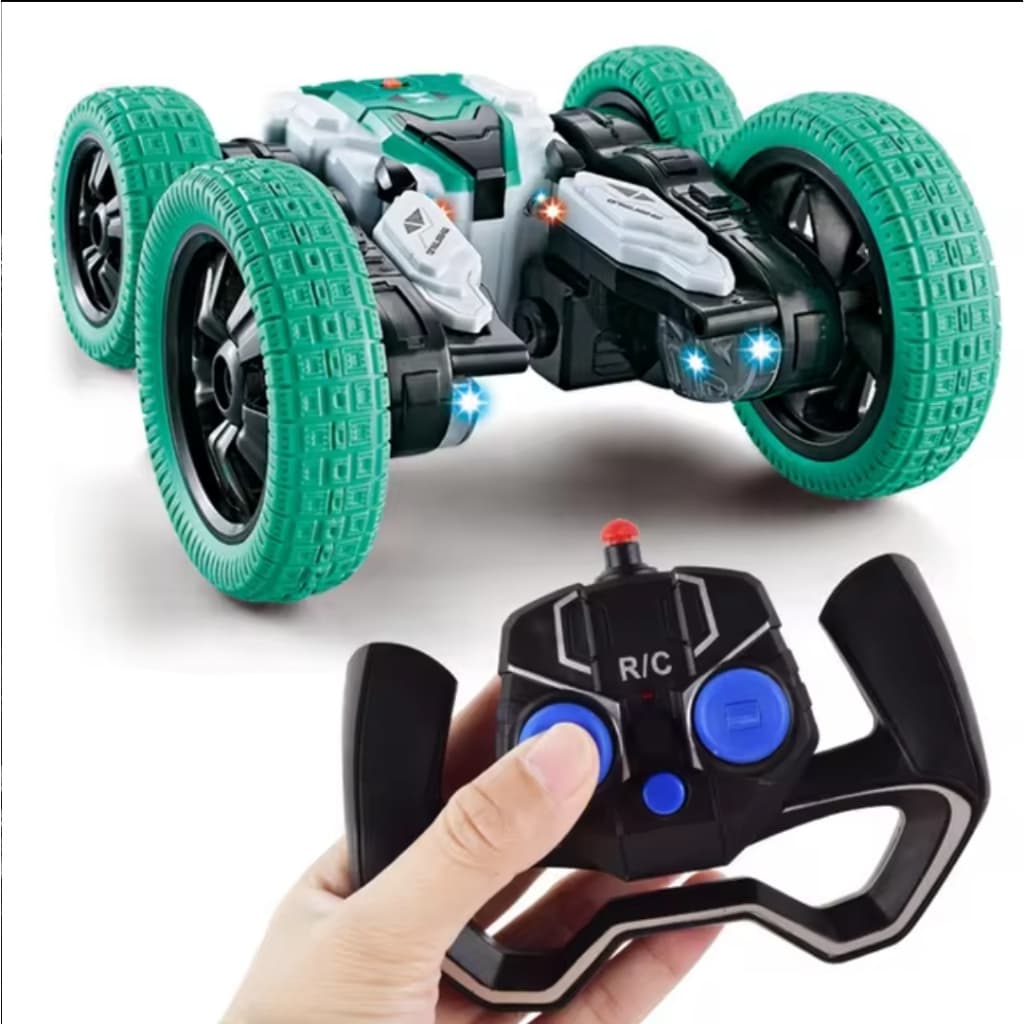 RC Toy Car Carro com controle remoto extravagante Stunt Car, 360 °  Double Sided Flips, Veículos de corrida Vermelho