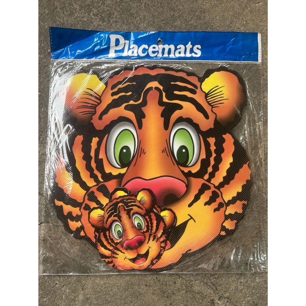 Jogo americano + porta-copos Dia das Crianças material PVC reciclável conjunto de 4 peças 1+1