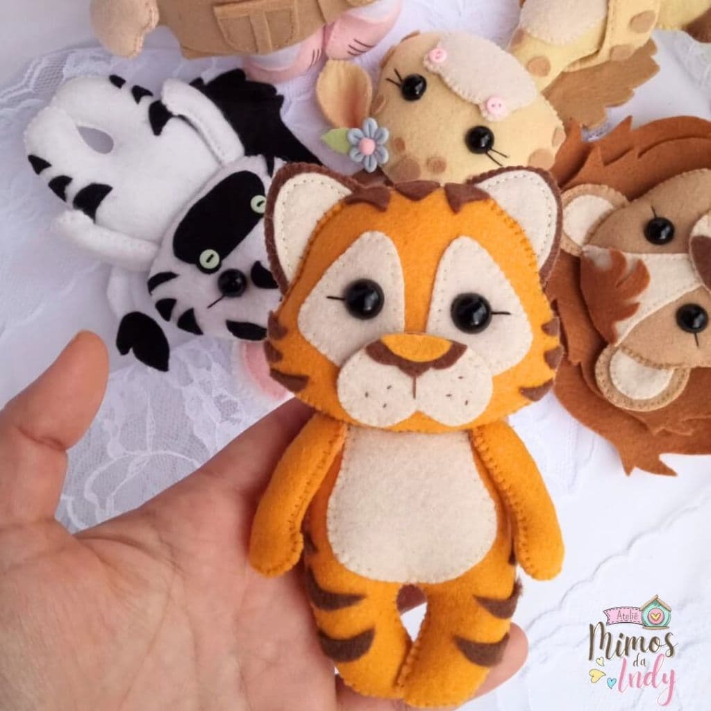 Prendedor de Cortina Safari - Decoração para quarto de bebê