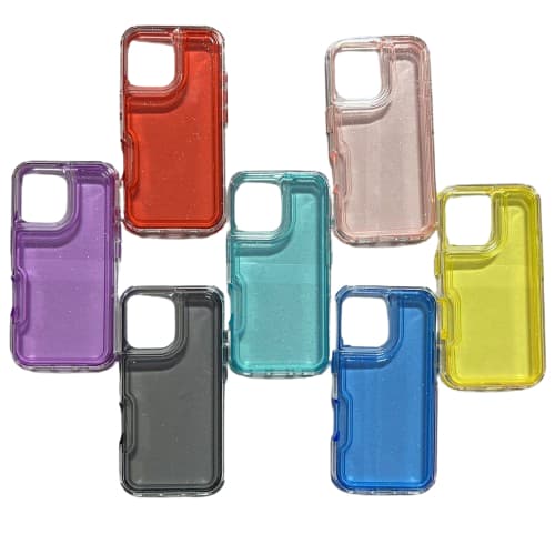 Capa Capinha Compativel IPhone 16 - Space Color Glitter