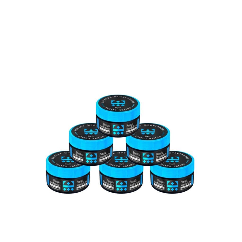 KIT EMBAIXADOR COM 6 PASTA MODELADOR EFEITO BRILHO 85 G