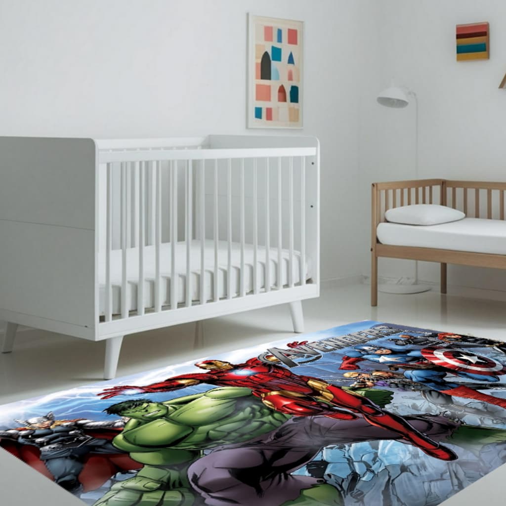 Vingadores Tapete Painel de Lona Decorativo Para Quarto Infantil Vingadores Homem de Ferro Hulk Capitão América Viúva