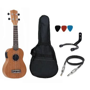 Kit Ukulele Soprano Strinberg UK06SE Elétrico