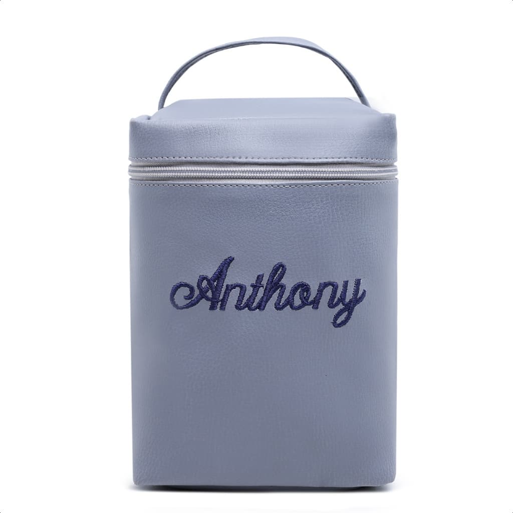 Porta Shampoo Personalizado Bordado Organizador Viagem 4 Divisórias