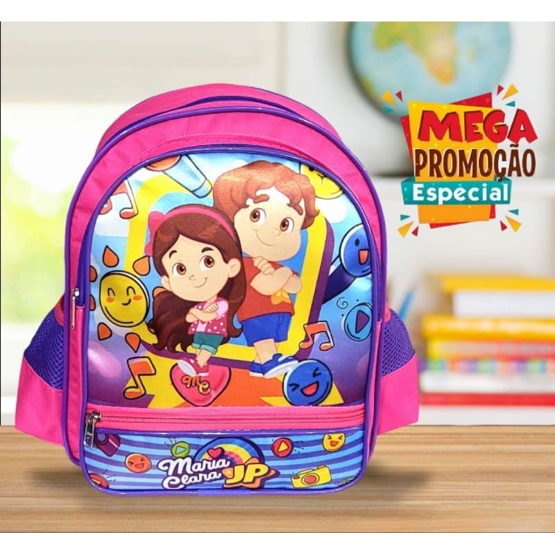 mochila infantil de costas pequena Maria Clara e jp