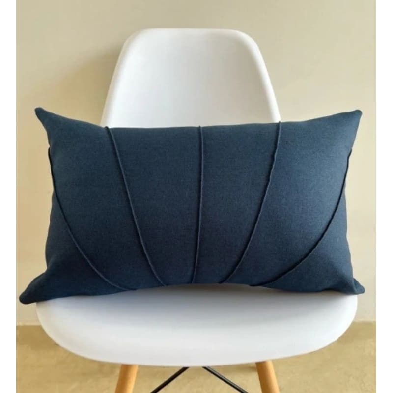 capa de almofada  retangular tecido linho 50x30 sofá decoração