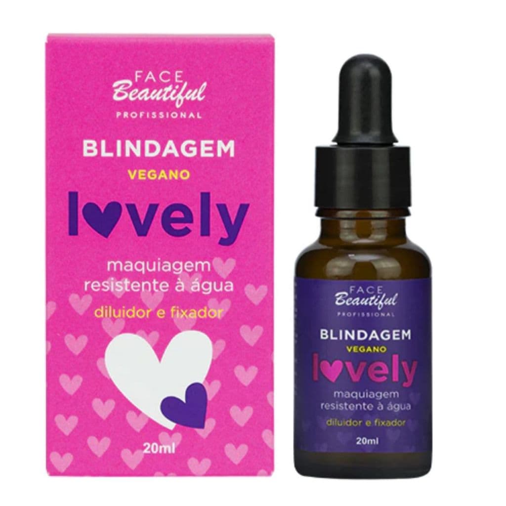 Blindagem Vegano Lovely Diluidor e Fixador Maquiagem Resistente á Água