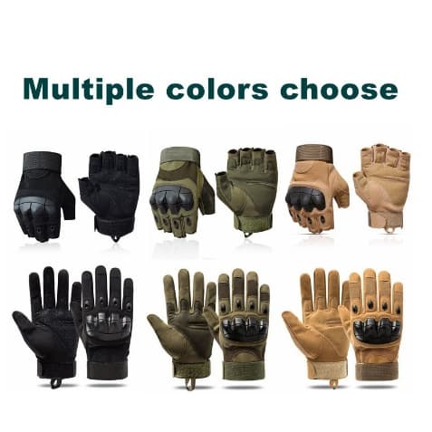 Luvas Táticas Anti-Skid Men's Para SWAT Militar/Combate/Paintball  Com Respirável Para Esportes Ar Livre tamanho unico