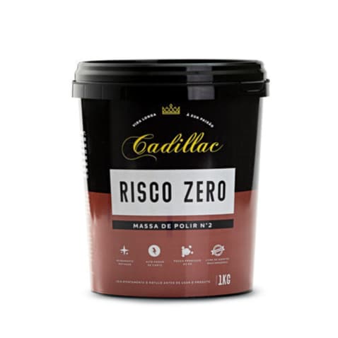 Massa De Polir Nº2 Risco Zero Base D'água 1kg Cadillac
