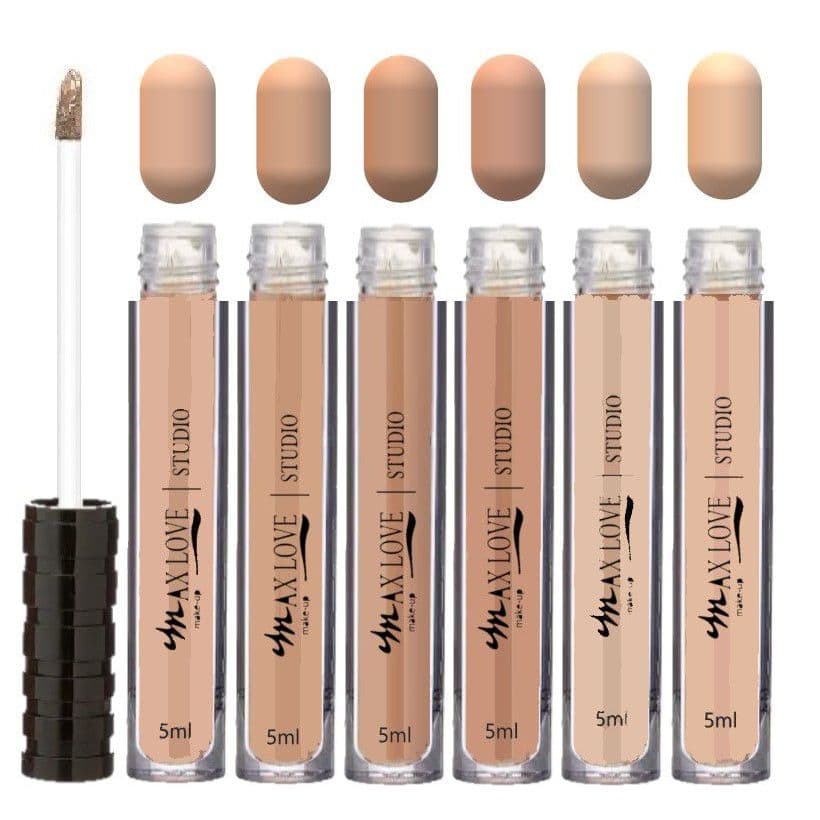 Corretivo Liquido Vegano Efeito Matte Alta Cobertura Longa Duração Para Make Profissional Max Love
