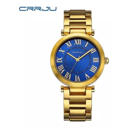 Relógio Luxo Crrju 2123 Cor Ouro
