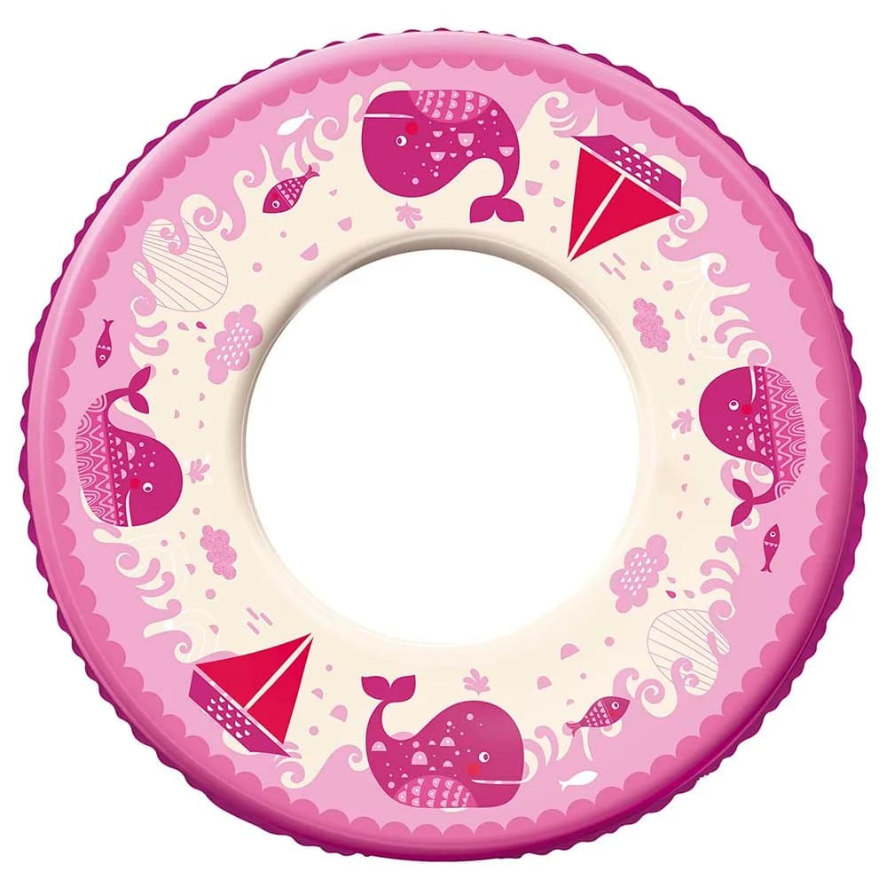 Boia Redonda Infantil - 60cm - Boia Rosa Menina +3