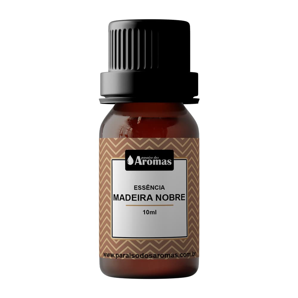 Essência Madeira Nobre Paraíso dos Aromas 10ml Clássica Para Aromatizador e Difusor de Aromas